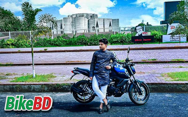 yamaha fzs fi v3 user review in bangladesh blue color front brake