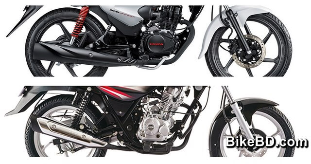 honda-cb-shine-125-vs-bajaj-discover-125-wheel-tire-brake-suspension-comparison