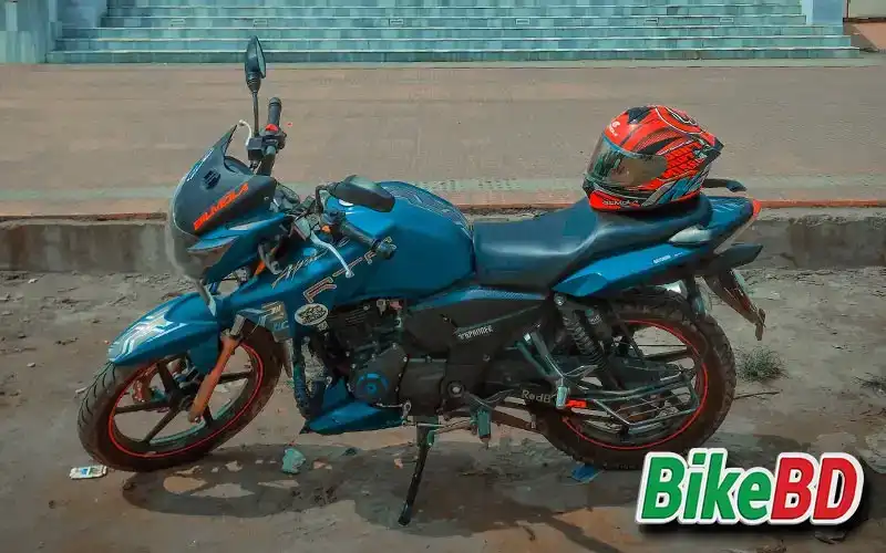 tvs apache rtr 160 blue