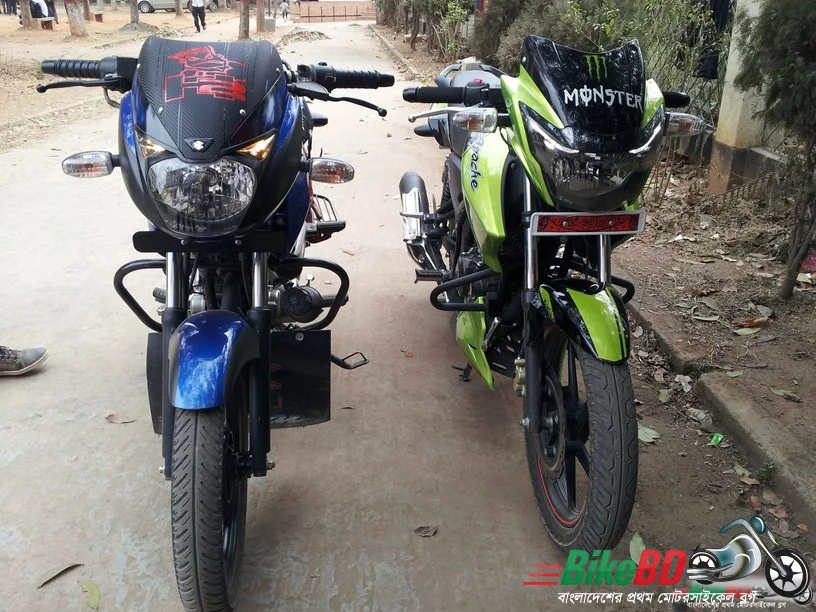 Bajaj Pulsar 150 vs Tvs Apache 150 RTR :A Comparison