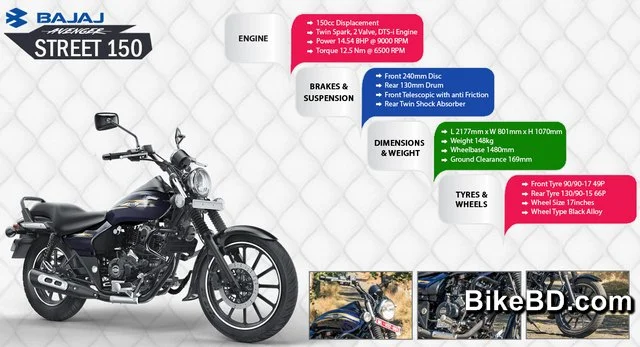 Bajaj-Avenger-Street-150-Specifications