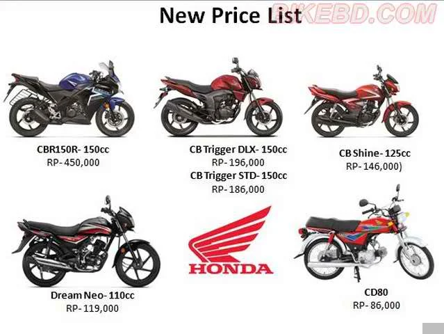 Bangladesh-All-Honda-Latest-Price-2017