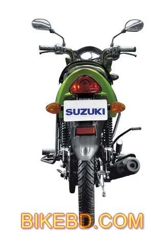 Suzuki Hayate 100cc Feature review wheels and rear light Copy