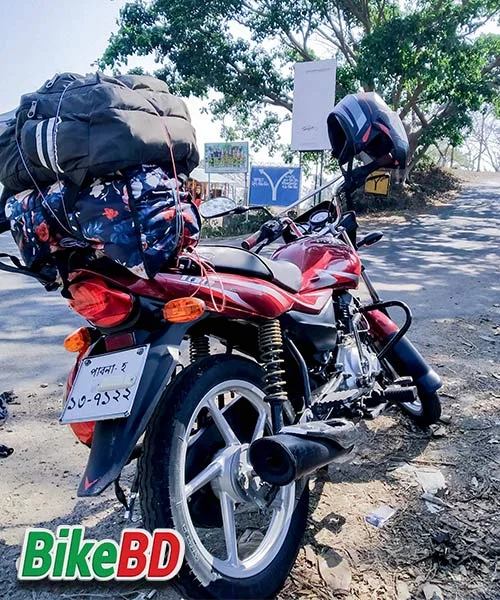 bajaj platina rear suspension