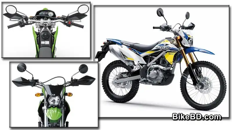 kawasaki klx 150bf design looks style riding handling