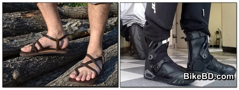 motorcycle riding footwear safety gear