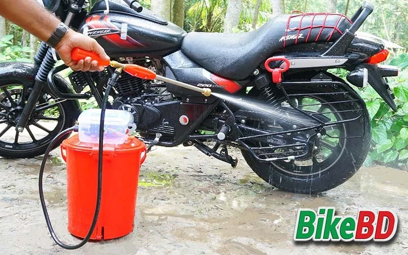 motorcycle wash machine