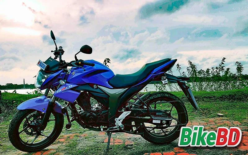 suzuki gixxer 155 blue colour