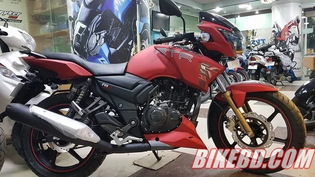 tvs apache rtr matte red price in bangladesh