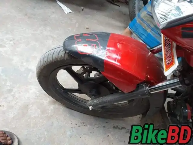 tvs metro plus front alloy rim