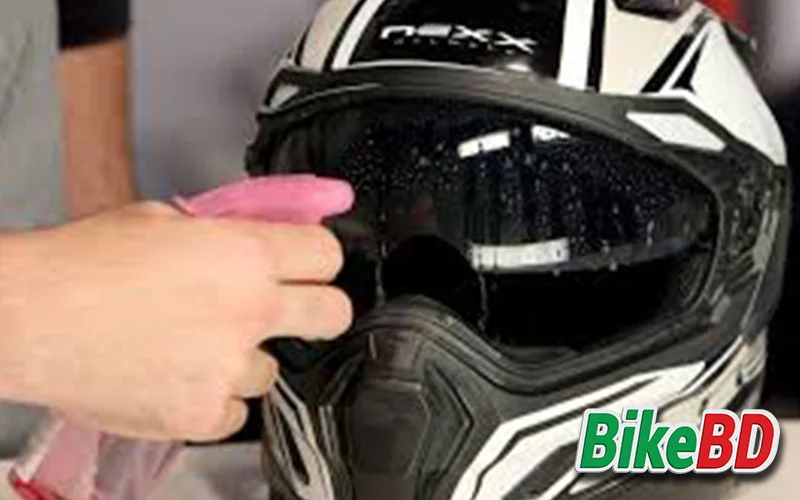 washing helmet liner