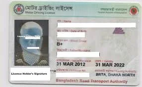 ড্রাইভিং লাইসেন্স 