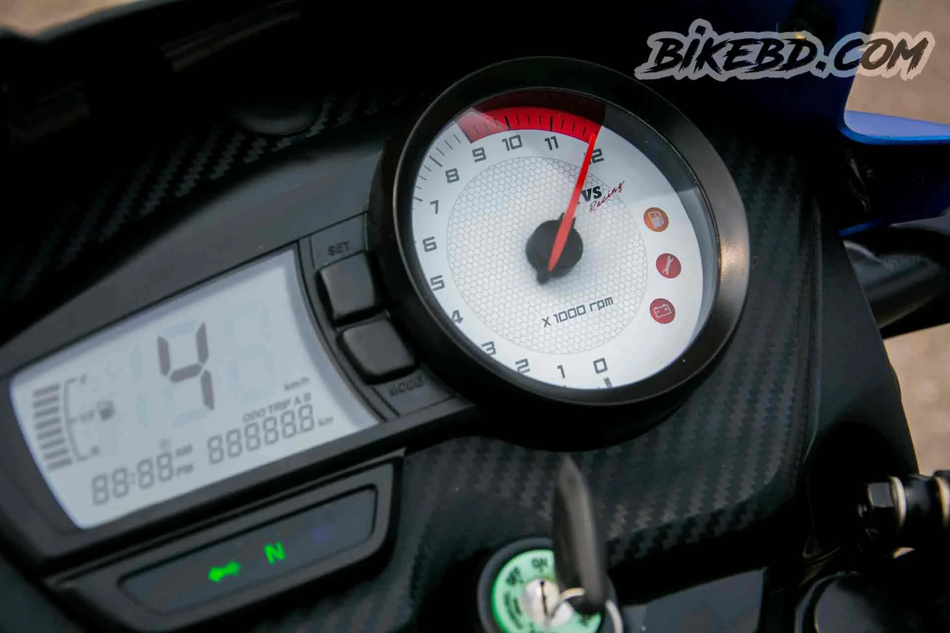 tvs apache rtr 160 speedometer