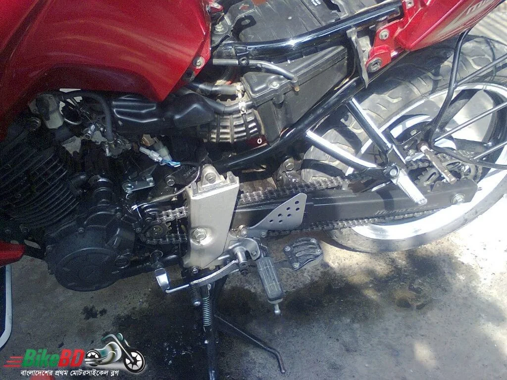 fresh motorcycle drive chain