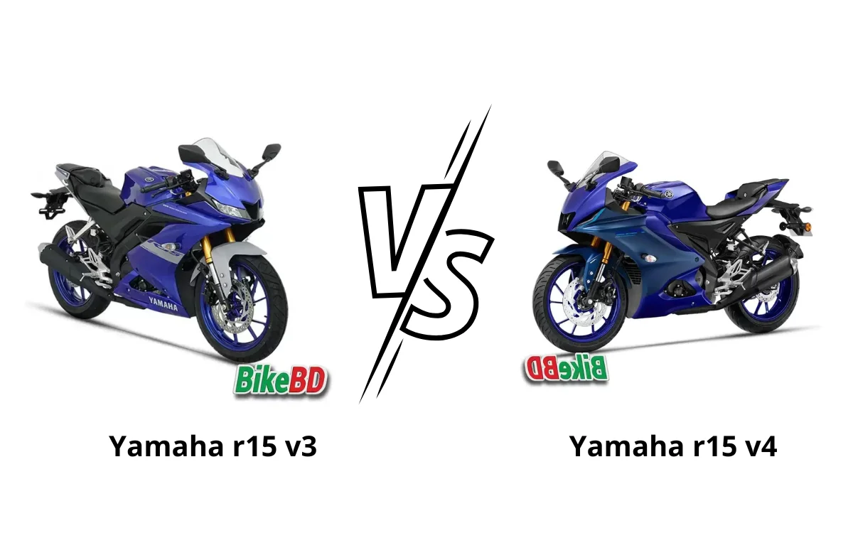 Yamaha r15 VS Yamaha r15 v4