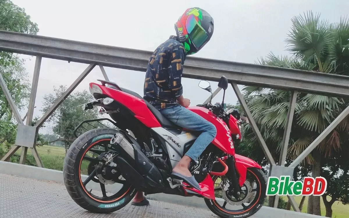 tvs apache rtr 160 4v red