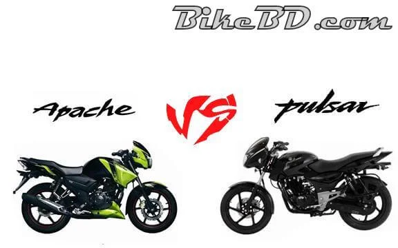 bajaj pulsar 150 vs tvs apache 150