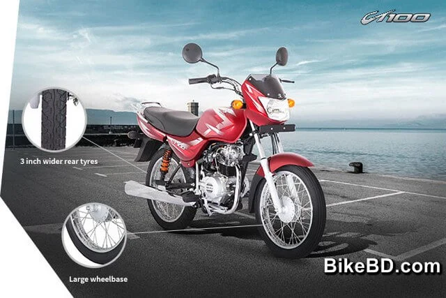 bajaj-ct-100-wheel-brake-suspension-system