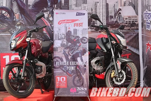 bajaj pulsar stunt fest 2018