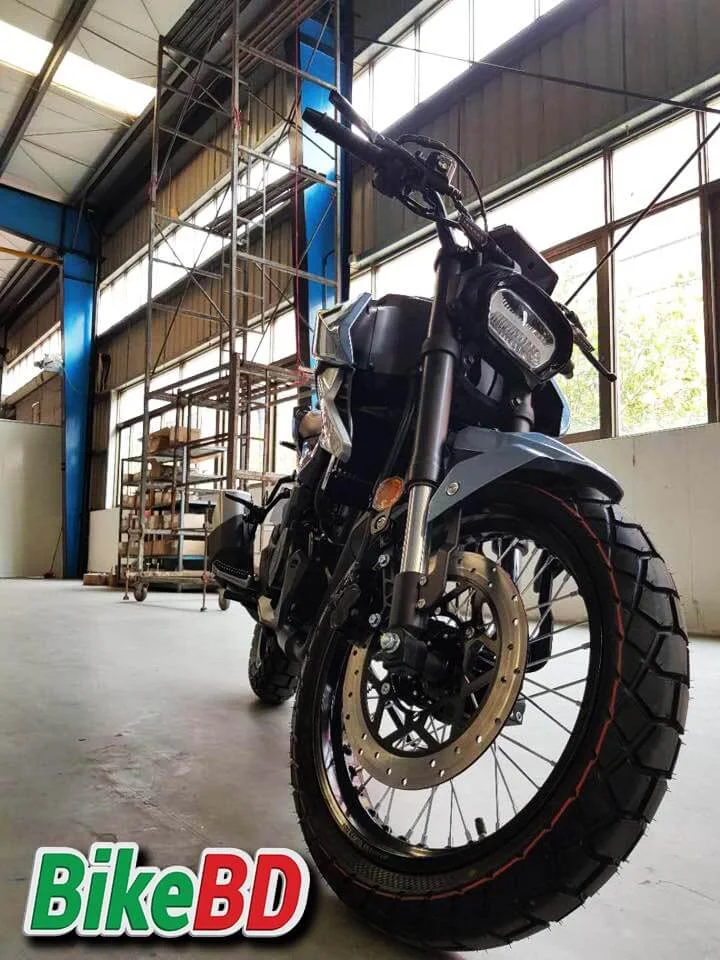 fkm street scrambler front disc