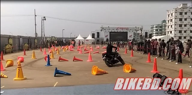 honda cb hornet launching program gymkhana