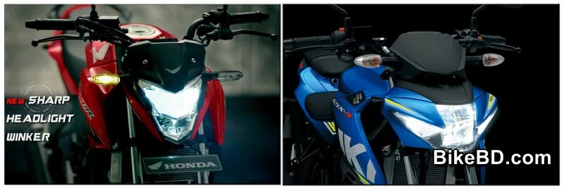 honda-cb150r-streetfire-vs-suzuki-gsx-s150-front-view-comparison