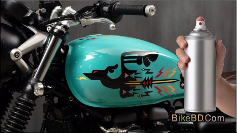 How to paint a motorcycle with spray cans