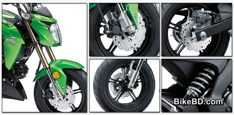 kawasaki-z125-pro-wheel-brake-suspension