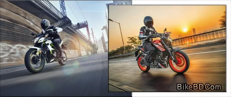 kawasaki z125 vs ktm 125 duke