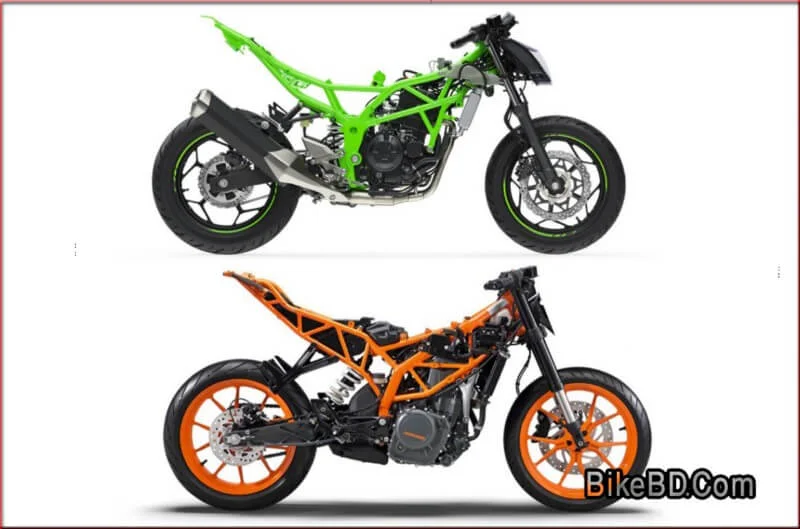 kawasaki z125 vs ktm 125 duke