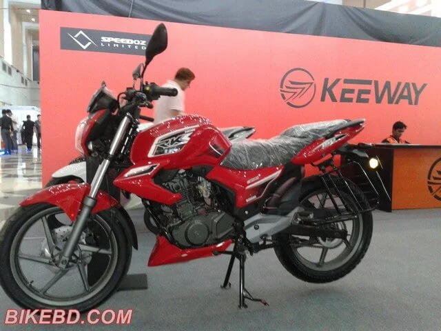 keeway at bike fair in bangladesh