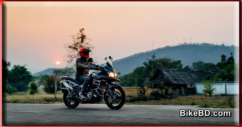 motorcycle ride on highway