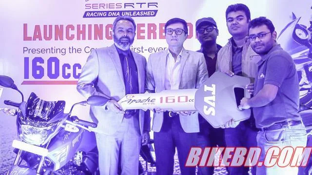 TVS Auto Bangladesh Officially Launches TVS Apache RTR160 in Bangladesh: Price & Specification