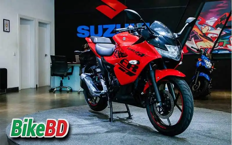 suzuki gixxer sf red color fi abs