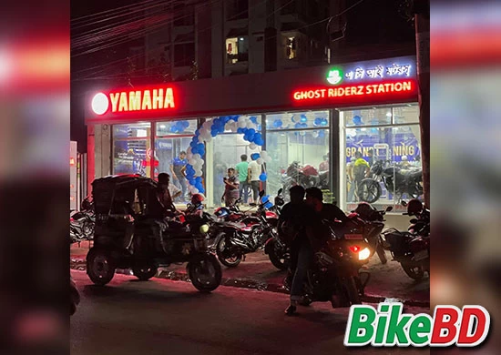 new yamaha showroom শোরুম