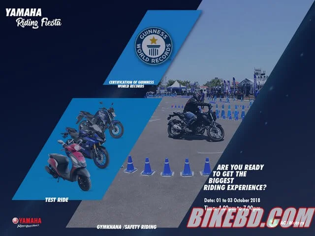 yamaha riding fiesta 2018 in bangladesh