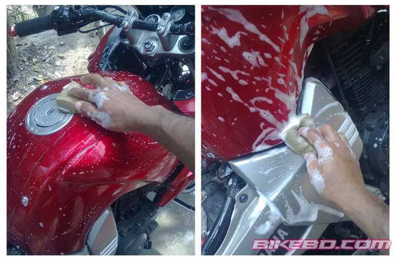 motorcycle washing tips