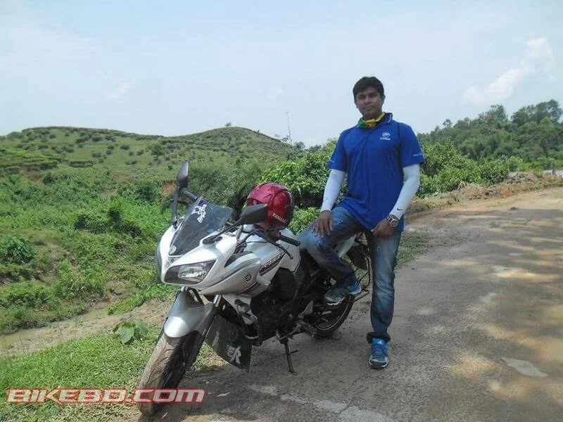 jaflong tour by yamaha fazer v1