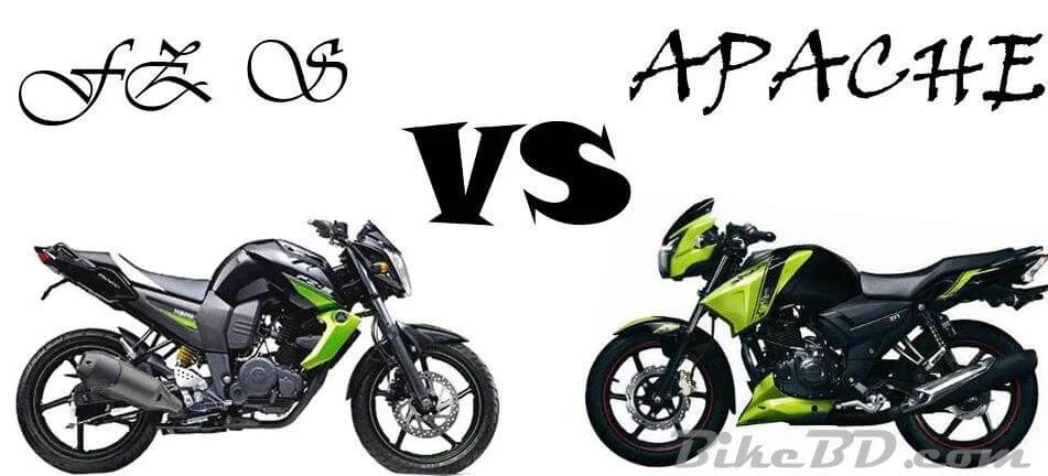 yamaha fzs vs tvs apache rtr 150