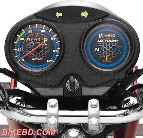 hero hf dawn speedometer