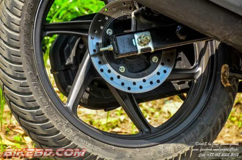 honda cb trigger braking system