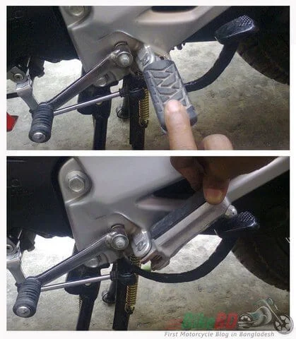 make a motorcycle gear lever