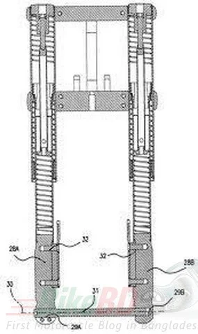 motorcycle front suspension system