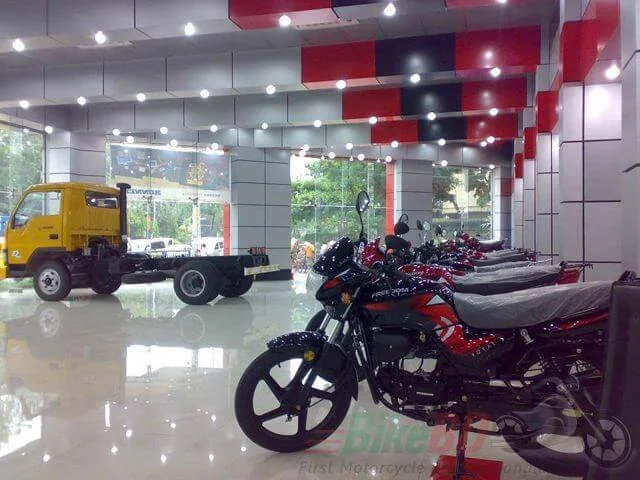 runner motorcycle showroom