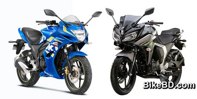 suzuki gixxer sf vs yamaha fazer fi