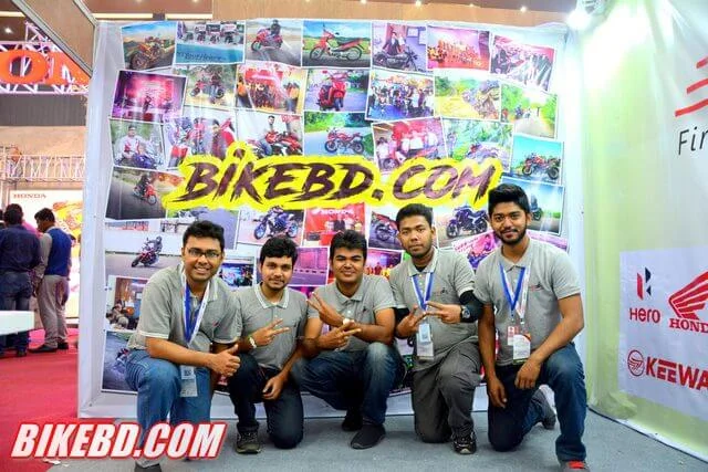 team bikebd at bike show