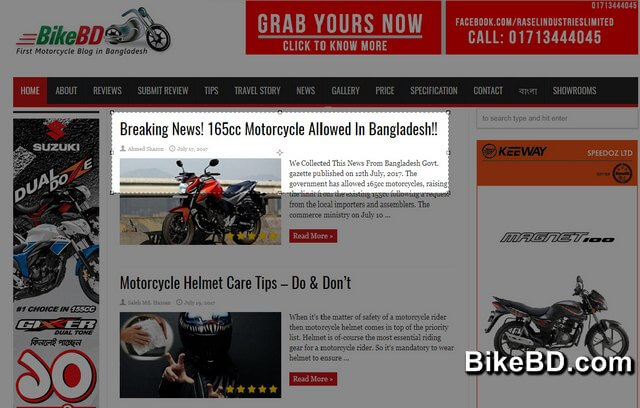 165cc Motorcycle In Bangladesh - Benefit Or Good For Nothing