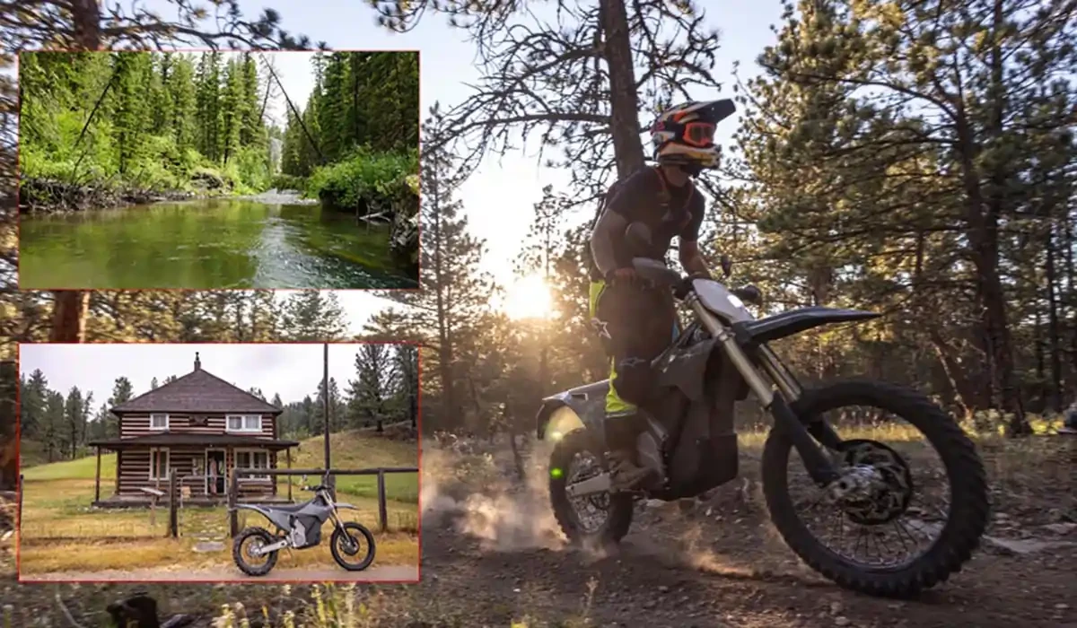 Adventure Story On An Electric Dart Bike In Montana Judith River, USA