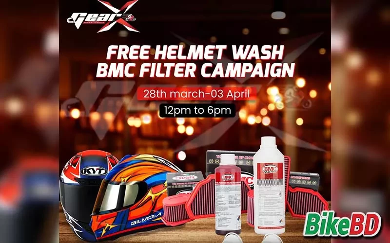 GearX Bangladesh Helmet Cleaning Campaign