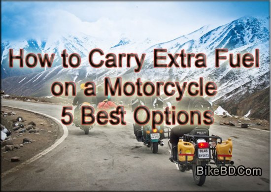 How Do I Carry Extra Fuel on My Motorcycle?